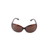 Fendi Vintage Pre-owned Plast solglasgon Brown, Dam