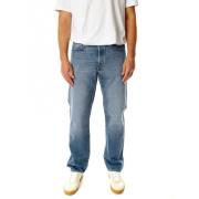 Replay Straight Fit Jeans med hög midja Blue, Herr