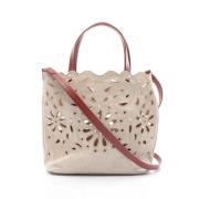 Chloé Pre-owned Pre-owned Tyg totevskor Beige, Dam