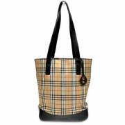 Burberry Vintage Pre-owned Canvas axelremsvskor Multicolor, Dam