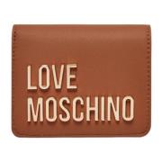 Love Moschino Plånbok med Lock Brown, Dam