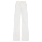 7 For All Mankind Vit Socker Lotta Jeans White, Dam