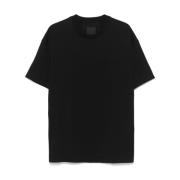 Givenchy Svart Bomull T-shirt Kortärmad Rund hals Black, Herr