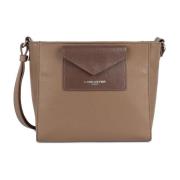 Lancaster Zippée Maya Crossbody Väska Taupe Brown, Dam