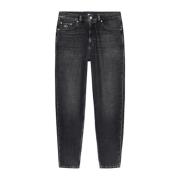 Tommy Jeans Klassiska Straight Fit Denim Jeans Black, Herr