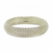 Tiffany & Co. Pre-owned Pre-owned Silver armband Gray, Dam