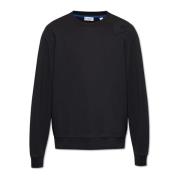 Burberry Sweatshirt med logopatch Black, Herr