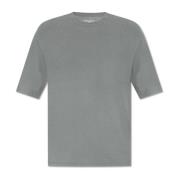 Officine Générale Crew Neck T-Shirt Gray, Herr