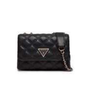 Guess Svart Spark Micro Mini Axelväska Black, Dam