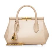 Dolce & Gabbana Stilren Designer Handväska Beige, Dam