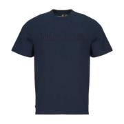 Timberland Casual Bomull T-shirts för Män Blue, Herr