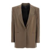 Andamane Oversized Guia Blazer Brown, Dam