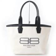 Balenciaga Vintage Pre-owned Tyg totevskor White, Dam