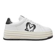 Love Moschino Låga Sneakers White, Dam