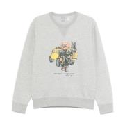 Polo Ralph Lauren Grå Tröja med Polo Bear Motif Gray, Herr