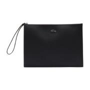 Lacoste Modern Clutch med Rem Black, Dam