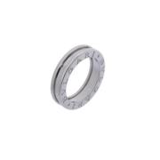 Bvlgari Vintage Pre-owned Vitt guld ringar Gray, Dam