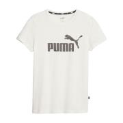 Puma Casual T-shirts för män och kvinnor White, Dam