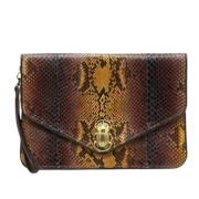 Claris Virot Python Tiger Eye Clutchväska Alicia Multicolor, Unisex