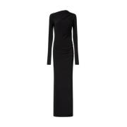 Andamane Svart Elegant Klänning Black, Dam