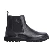 Calvin Klein Jeans Svarta Chelsea Ankelboots för Män Black, Herr