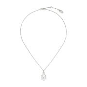 Vivienne Westwood Kristall Hummerklo Hänge Halsband Gray, Dam