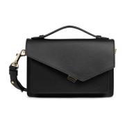 Lancaster Elegant Klaffväska med Lås - Zoé Lancaster 480-011 Black, Da...