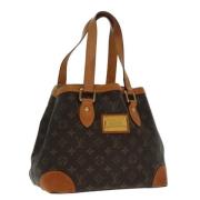 Louis Vuitton Vintage Pre-owned Canvas handvskor Brown, Dam