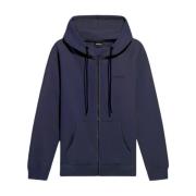 GAS Dragkedja Hoodie Blue, Herr