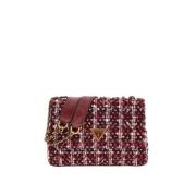 Guess Burgundy Multi Konvertibel Crossbody Väska Purple, Dam