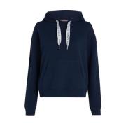 Tommy Jeans Huvtröja Sweatshirt Blue, Dam