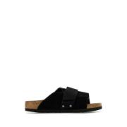 Birkenstock Svarta mocka Kyoto tofflor Black, Dam