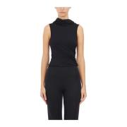 Rick Owens Svart Lola Top Skjorta Black, Dam