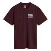 Vans Palm Cheers Klassisk T-shirt Brown, Herr