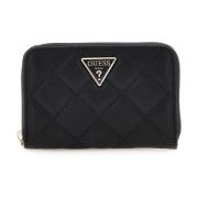 Guess Eco Carly Liten Plånbok Svart Black, Dam