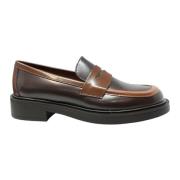 Frau Stiliga Loafers för Män Brown, Dam