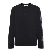 Stone Island T-shirt med logotyp Black, Herr