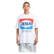 Pleasures Vit Jesus Generation Tee White, Herr