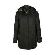 Barbour Huvad vaxad jacka Green, Dam