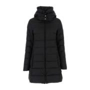 Tatras Stilig Svart Nylon Dunjacka Black, Dam