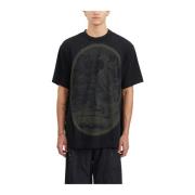 Ziggy Chen Grafisk Tryck T-shirt Black, Herr