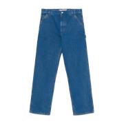 Marni Blå Straight Jeans Italienskt Ursprung Blue, Herr