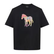 PS By Paul Smith T-shirt med tryckt logotyp Black, Herr