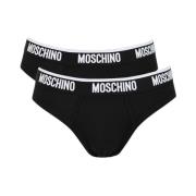 Moschino Silke Slip Set Black, Herr