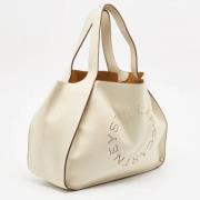 Stella McCartney Pre-owned Pre-owned Tyg totevskor Beige, Dam