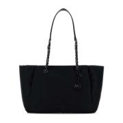 Michael Kors Stilig Svart Nylon Georgia Shoppingväska Black, Dam