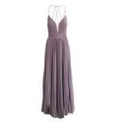 Fracomina Lila Elegant Klänning Purple, Dam