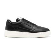 Emporio Armani Präglad Logotyp Sneakers Black, Herr