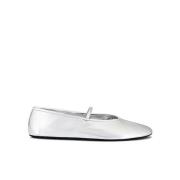 Jeffrey Campbell Silver Platta Skor Gray, Dam