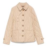 Burberry Stilfull Klädkollektion för Dig Beige, Dam